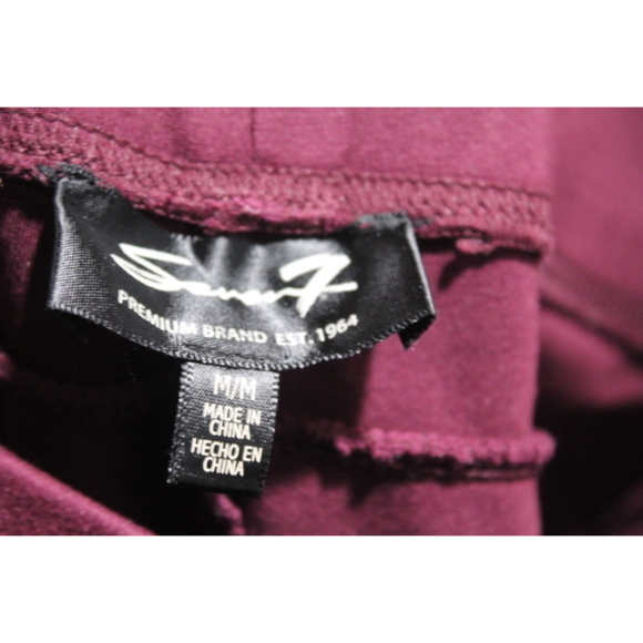 Seven7 Women Red Pull On Legging Yoga Active Size Large - Picture 2 of 10